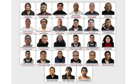 Suman 27 sentenciados por la operación enjambre en el Edomex