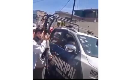 Atizapán de Zaragoza: Separan a mando policial por accionar arma larga en funeral