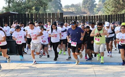 150 corredores disfrutaron de la fauna del Parque Ecológico Zacango en la Carrera Imazport