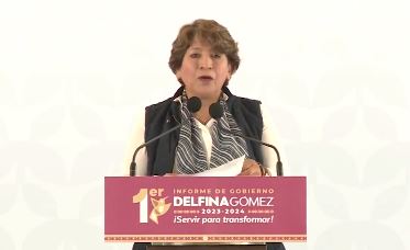 Delfina Gómez Álvarez, difundió en sus redes sociales, un video de agradecimiento al mandatario.
