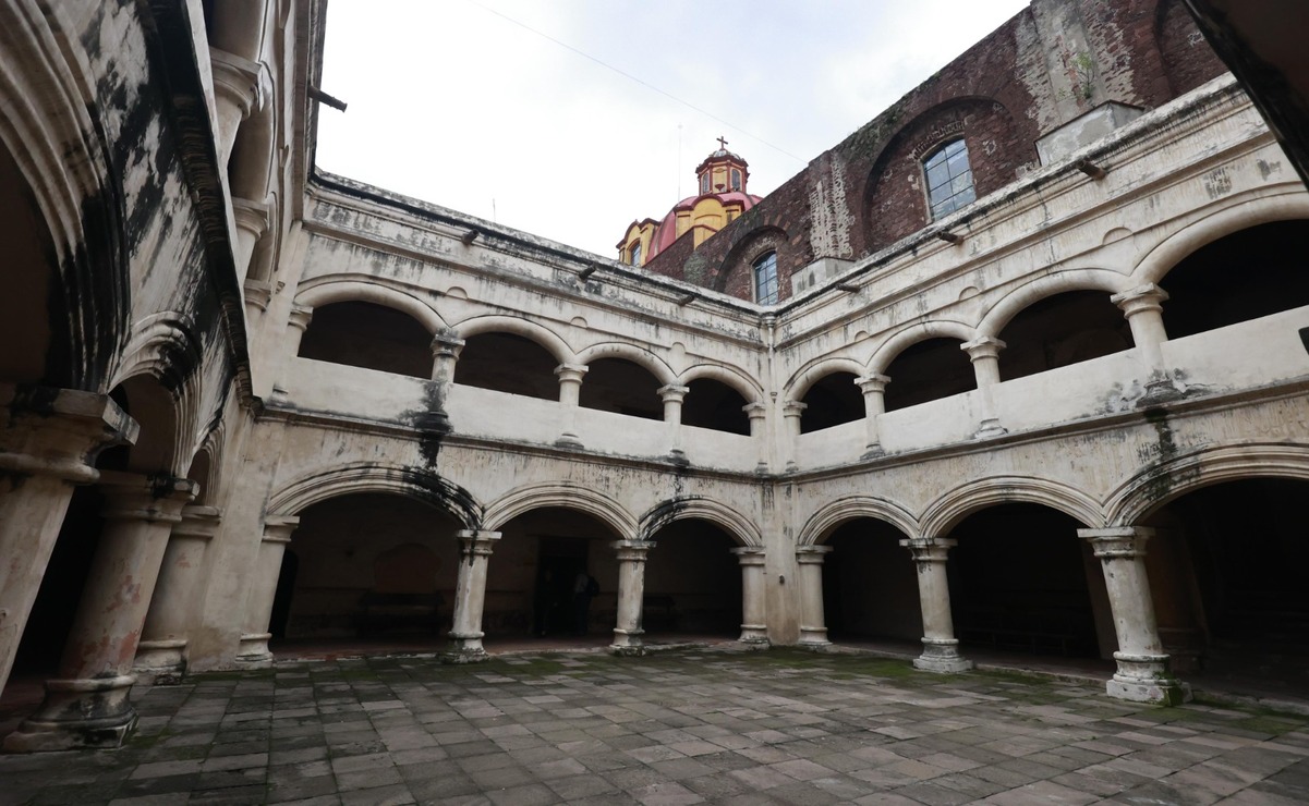 El Exconvento Franciscano data del siglo XVI y fue construido entre 1530 y 1585. Foto: Alejandro Vargas / El Universal Estado de México