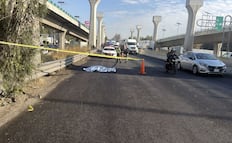 Hombre muere atropellado en carriles centrales de la México-Querétaro 