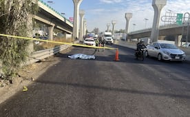 Hombre muere atropellado en carriles centrales de la México-Querétaro