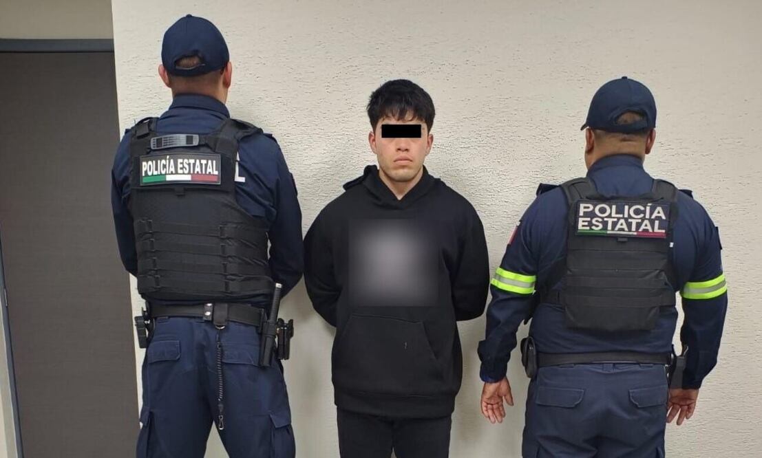 Carlos fue detenido a la altura del andador Manuel Ávila Camacho. Foto Especial