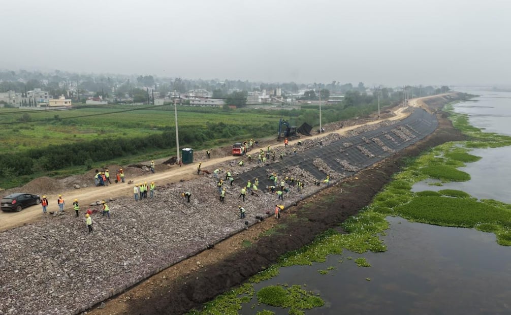 El proyecto en la Laguna de Zumpango permitirá captar agua de lluvia y suministrar hasta 5 mil litros por segundo en época de precipitaciones. Foto Especial