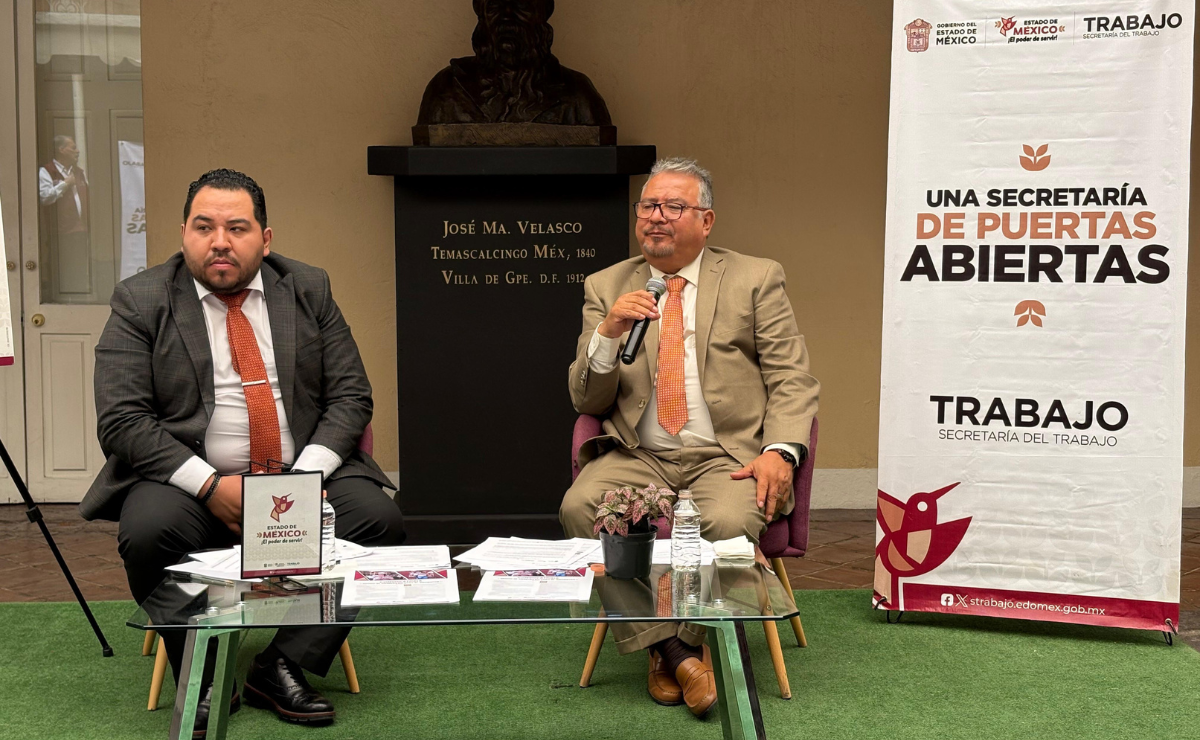 El gobierno del Estado de México, a través del secretario del Trabajo, Norberto Morales Poblete, presentó la convocatoria para el Apoyo al Desempleo para el Bienestar. Foto: Alejandro Vargas