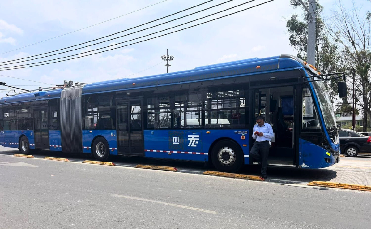 Trolebús Santa Martha-Chalco: El Primer accidente se registra por invasión de carril
