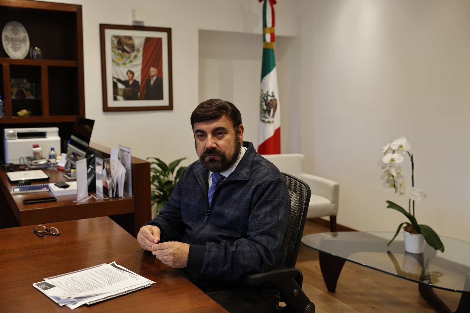 “Que dejemos de crecer de forma desordenada… expansiva tenemos que crecer de forma más compacta”, aseguró Carlos Maza Lara. Foto Jorge Alvarado