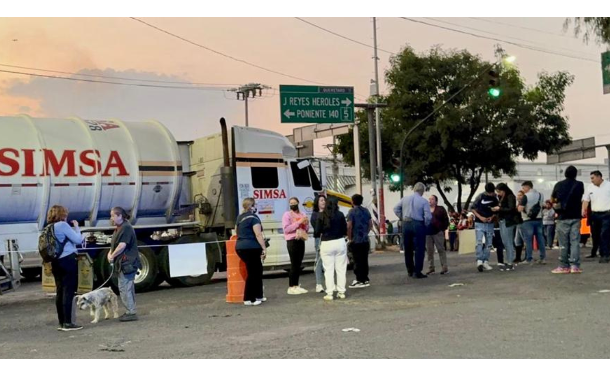 Crisis por falta de agua en Maravillas Ceylán, Tlalnepantla. Foto: Especial
