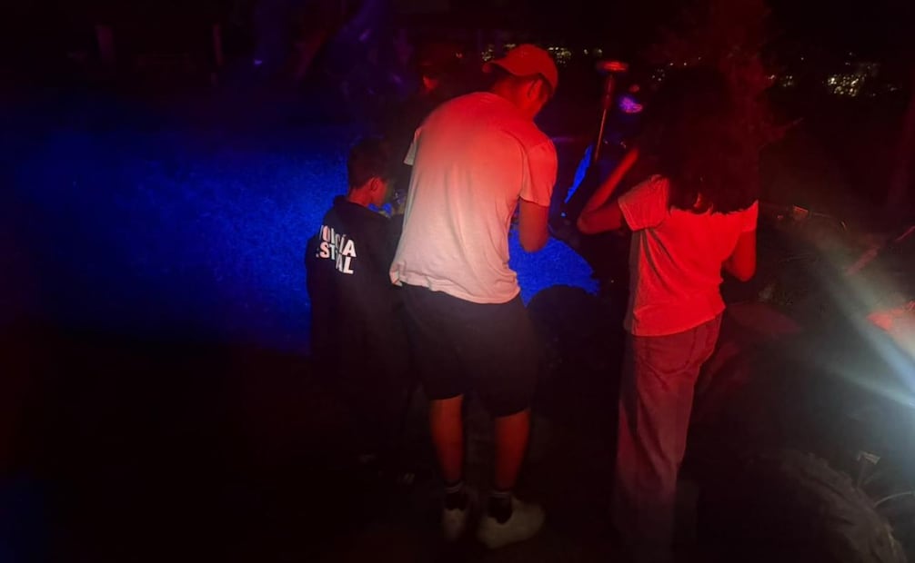La familia fue localizada en las inmediaciones del paraje Camino Becerra, en el Parque Estatal Sierra de Guadalupe. Foto especial