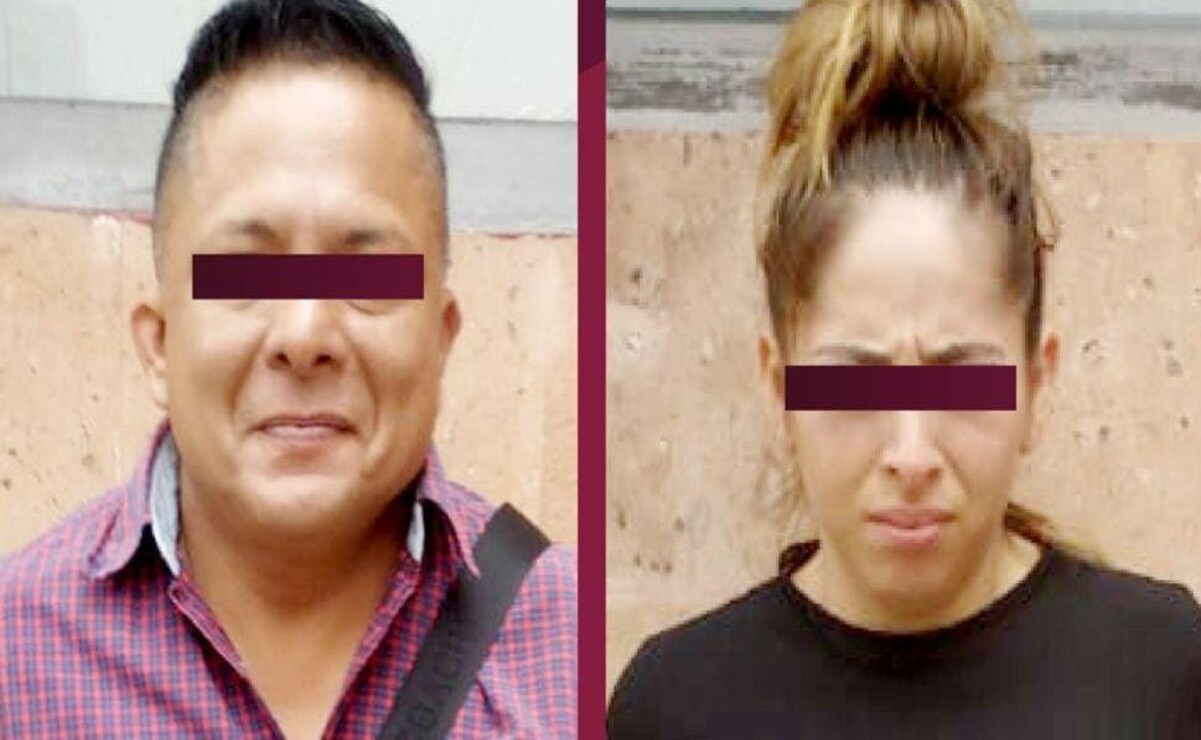 Raúl "N" y Frida "N" ofrecieron dinero a los oficiales, por lo que fueron detenidos. Foto: Especial