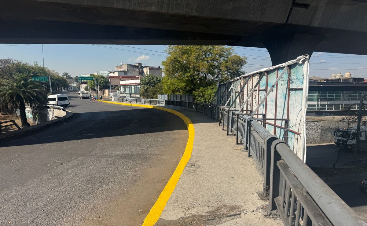 Naucalpan: Rehabilitan puente San Esteban tras incidentes vehiculares