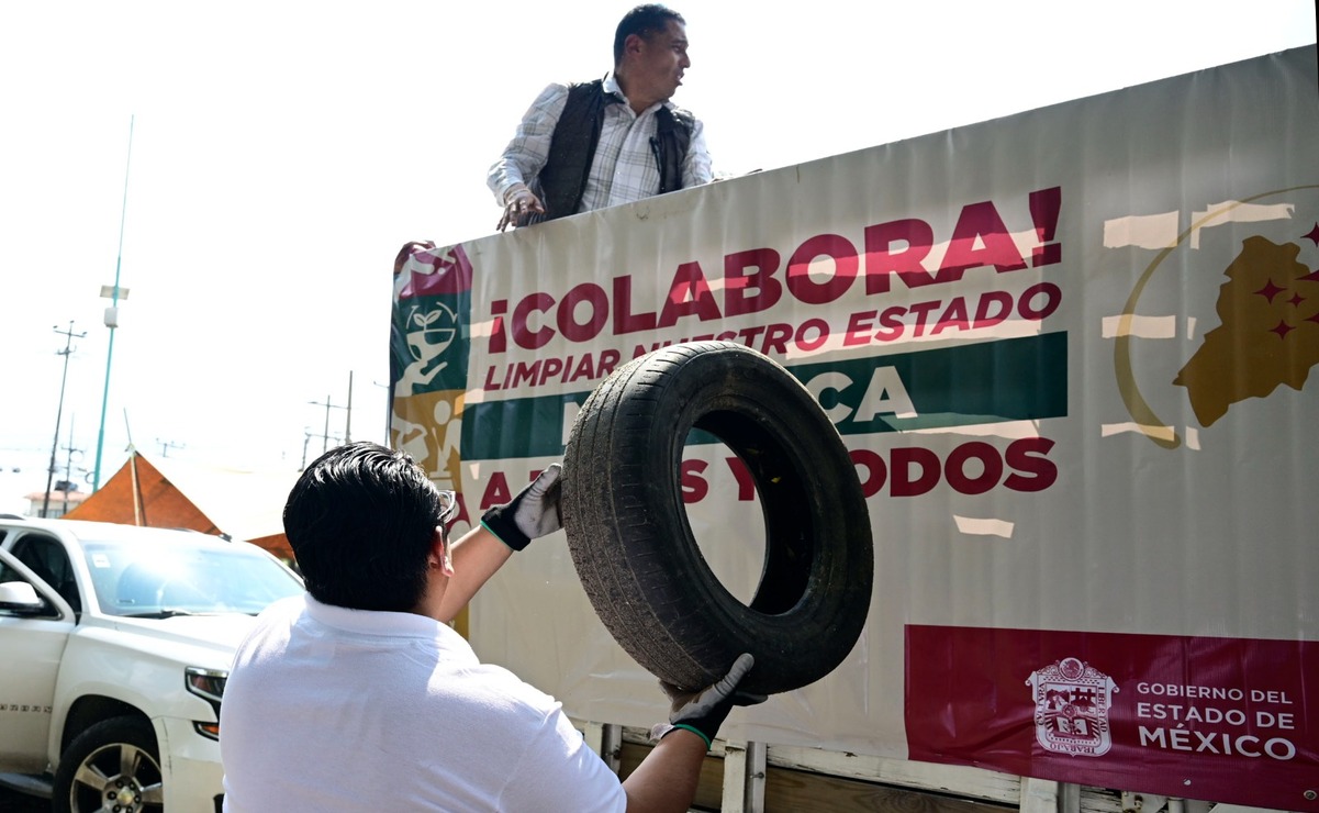 Además de las llantas, la campaña también ha logrado retirar grandes cantidades de basura. Foto: Especial