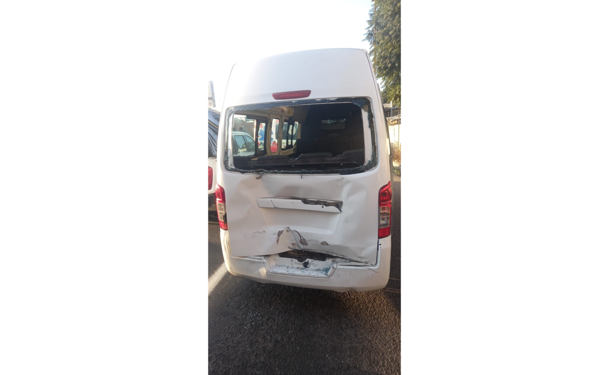 El accidente dejo 11 personas lesionadas. Foto: Especial
