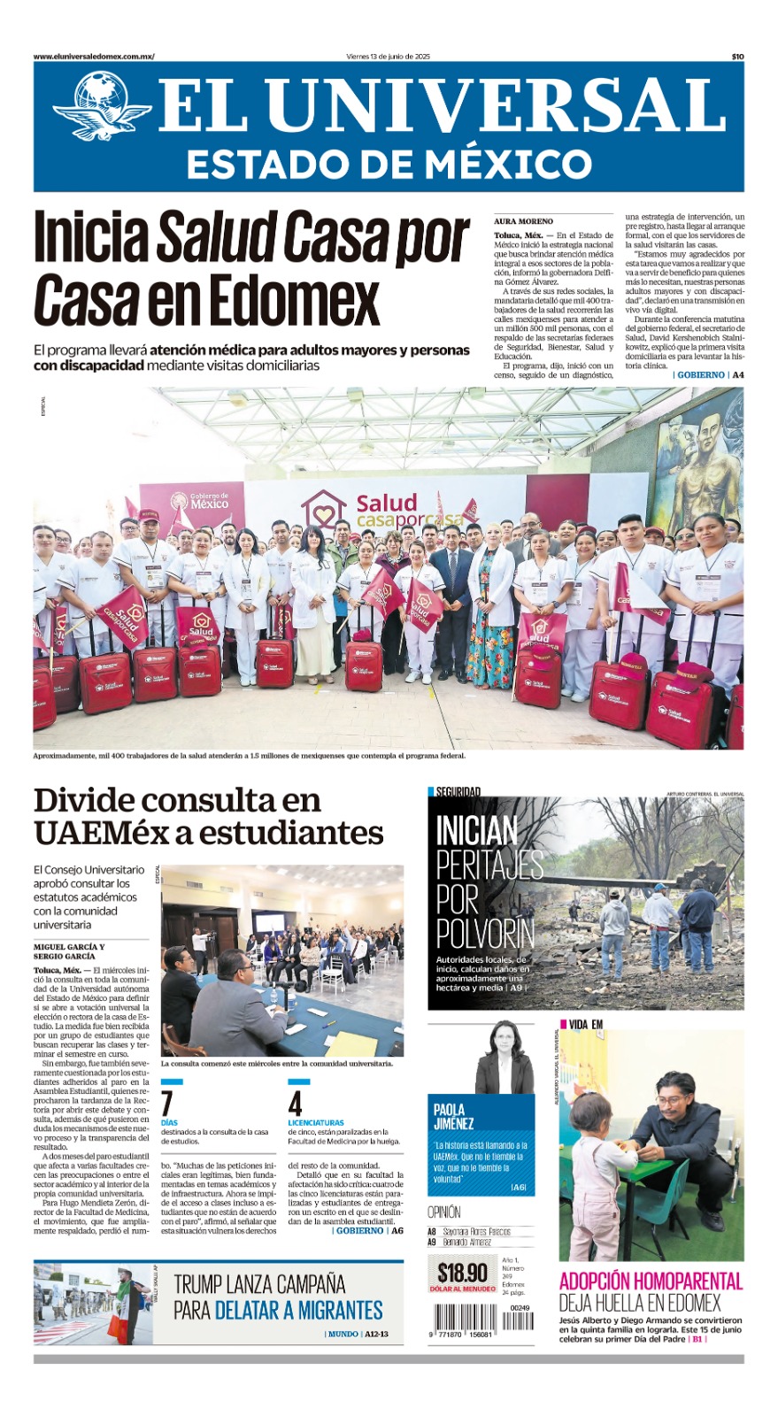 Portada 13 de junio 2025