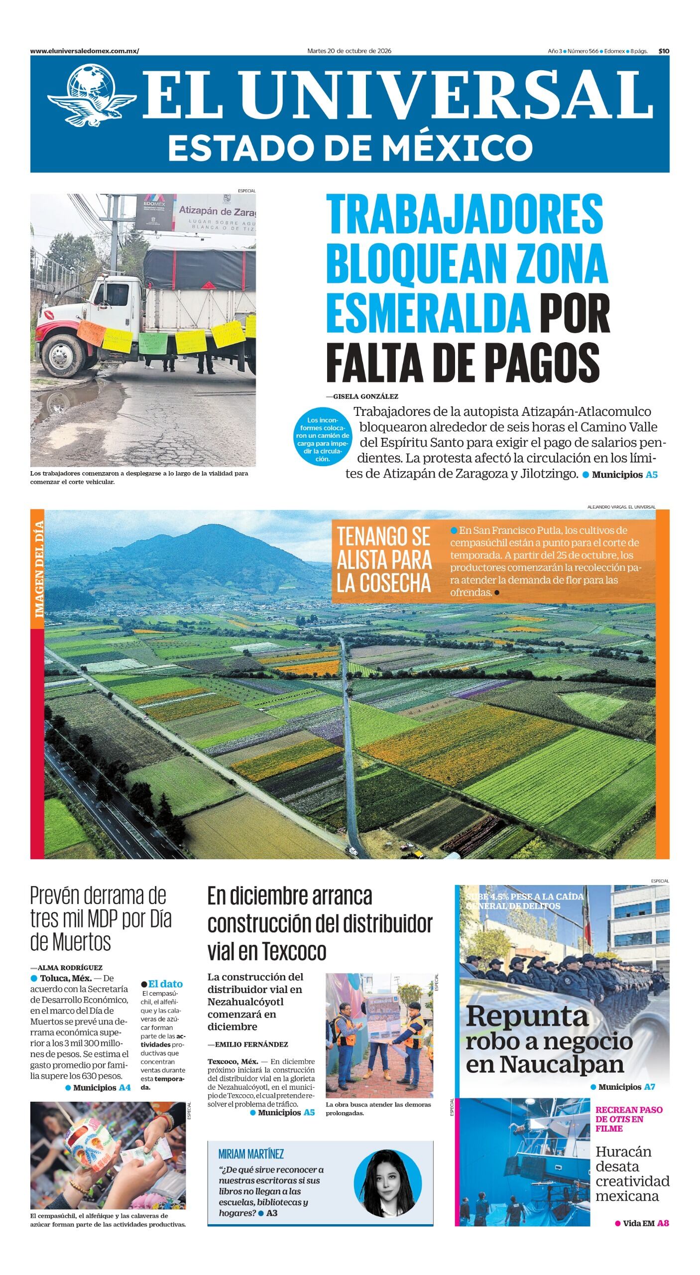 Portada 20 de octubre de 2026