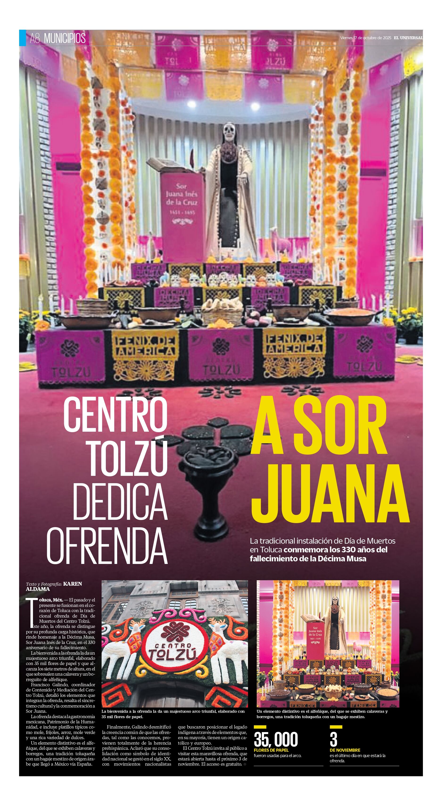 Portada 18 de octubre