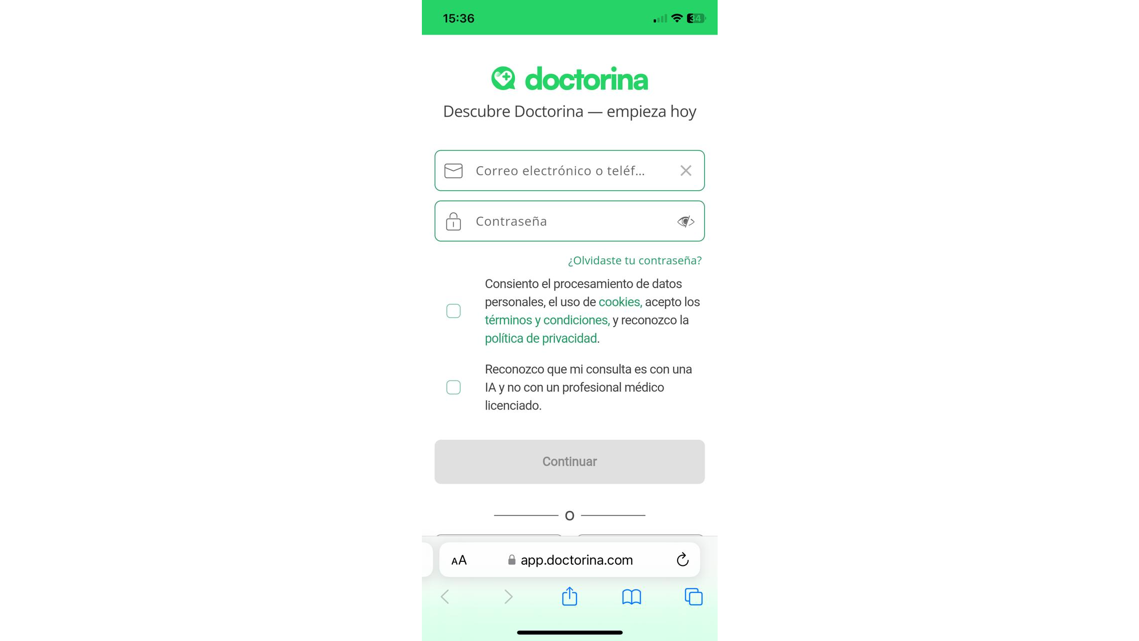 La aplicación Doctorina permite interpretar síntomas, análisis clínicos y reportes médicos en tiempo real, de forma gratuita y con base en evidencia científica. Foto: Especial