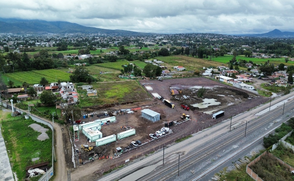 La base se construye en el pueblo de Santa María Caliacac / Foto Arturo Contreras