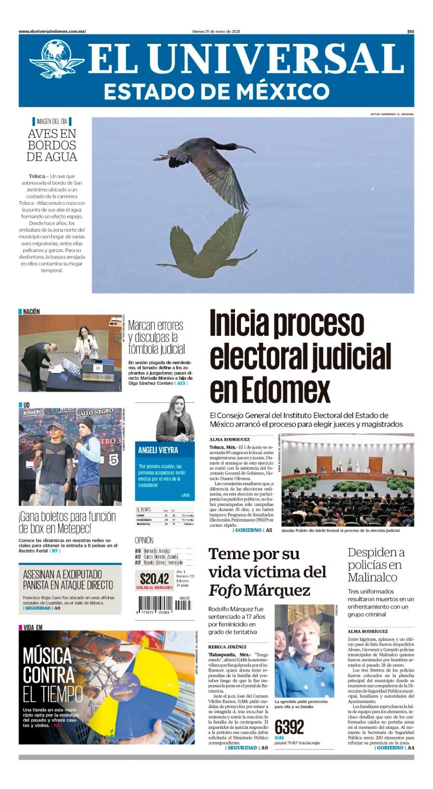 Portada Edomex 31 de enero 2025