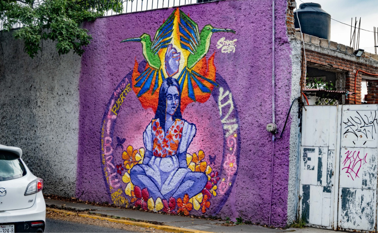 Ojos que ven, corazón que siente: el arte urbano le da nueva vida a Toluca. Foto: Especial