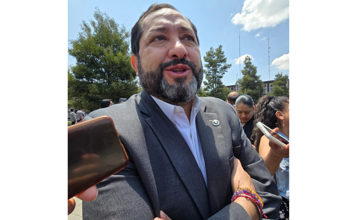 Francisco Vázquez Rodríguez, presidente de la JUCOPO, durante una sesión legislativa en Toluca. Foto: Alma Rodríguez