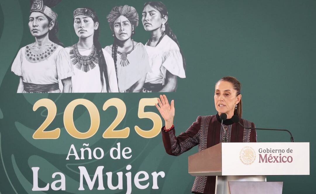 La presidenta de México, Claudia Sheinbaum sostuvo una conversación con Donald Trump / Foto / Luis Camacho 