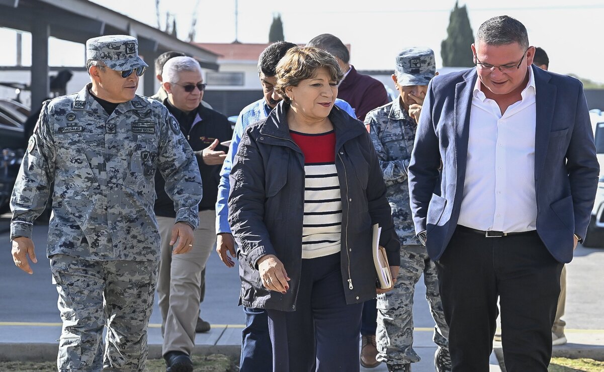 Delfina Gómez revisó los resultados de la Estrategia Operativa Oriente / Foto: Especial