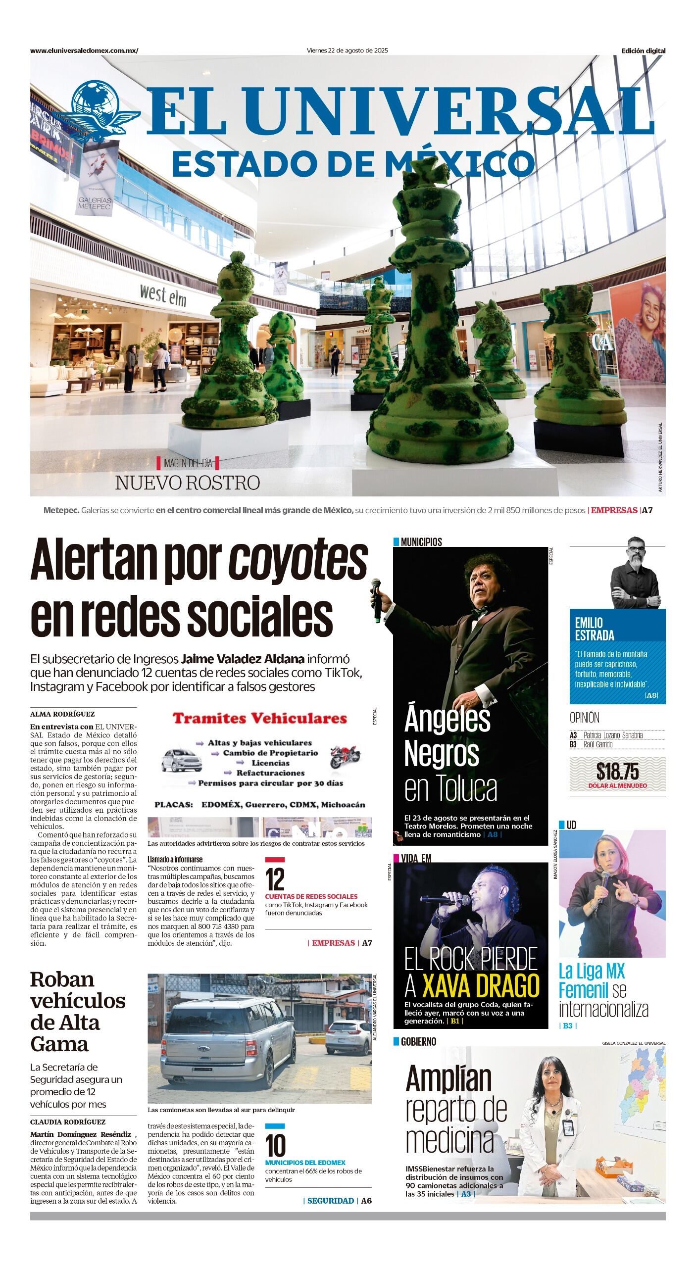 Portada 22 de agosto 2025