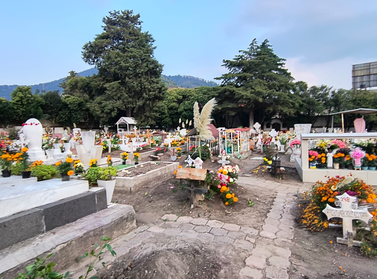 El ayuntamiento busca que los espacios funerarios sean suficientes para toda la población del municipio. Foto Michelle Sánchez