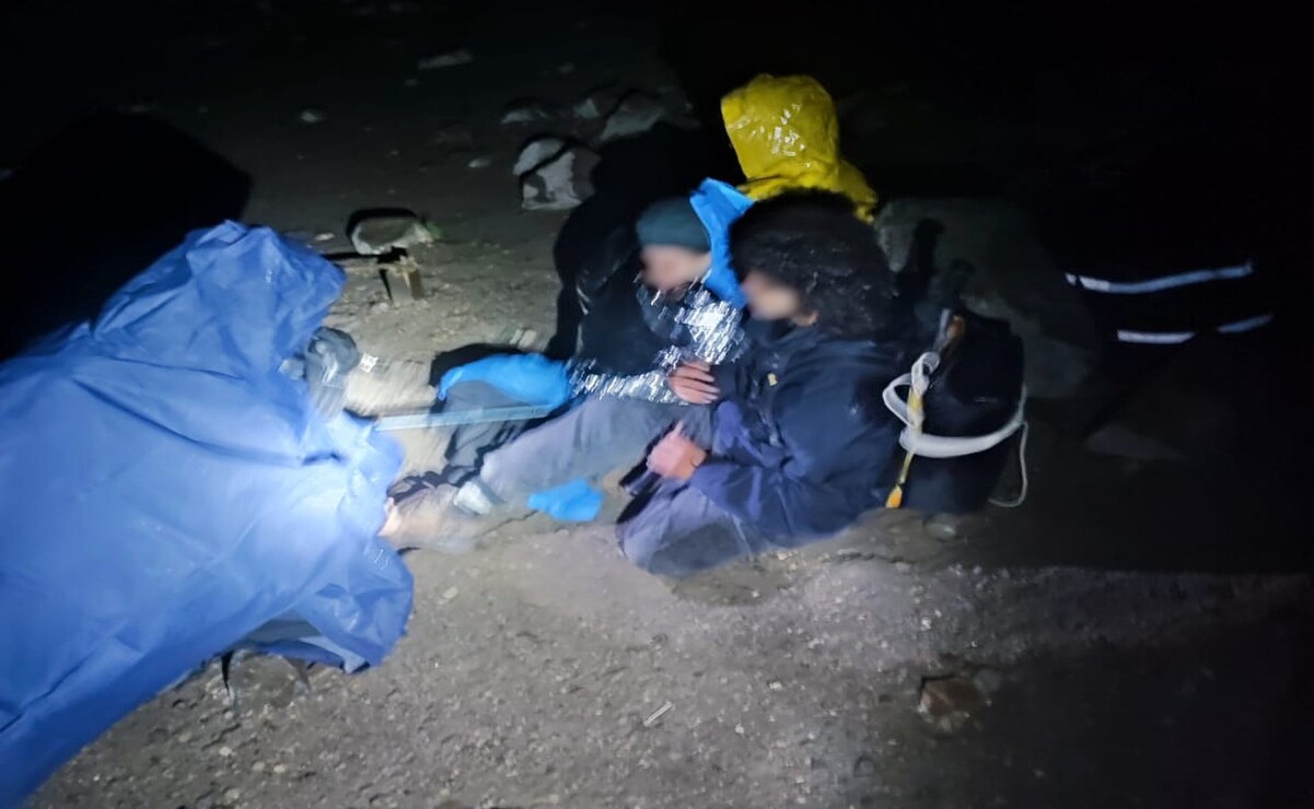 En la zona de las lagunas del Nevado de Toluca, se encontraban varias personas y al parecer una de ellas presentaba una lesión en el pie derecho por caída. Foto: Especial