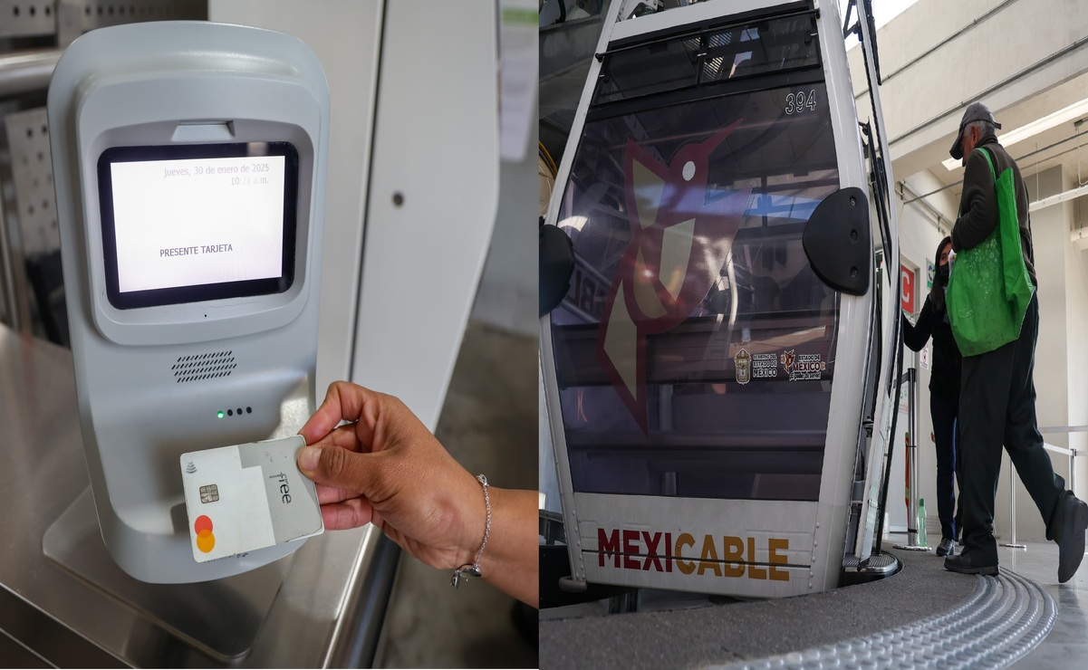 A partir de hoy, los más de 50 mil usuarios del Mexicable podrán pagar con tarjeta bancaria pagar los 9 pesos de la tarifa del transporte.  Foto: Luis Camacho /El Universal Estado de México