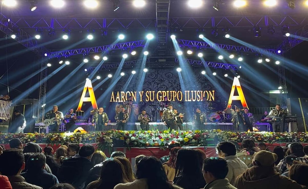 Aarón y Grupo Ilusión en Amecameca / Foto Especial Redes Sociales