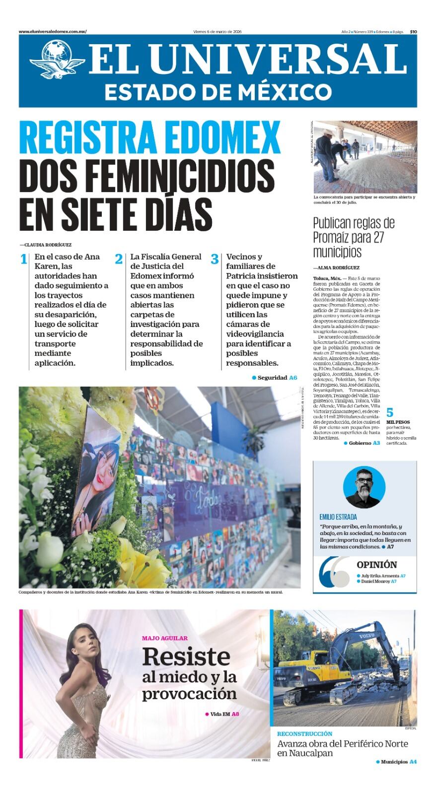 Portada 06 de marzo de 2026