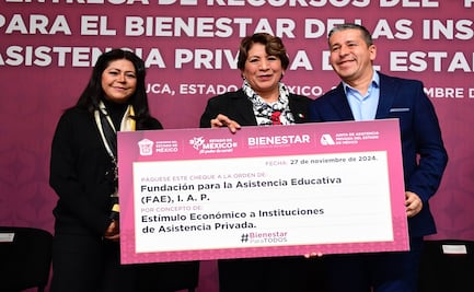 Delfina Gómez Álvarez entrega 9.5 MDP a Instituciones de Asistencia Privada del Edomex
