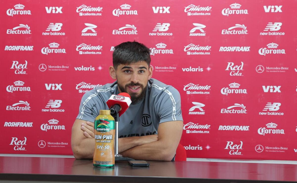 Toluca va "paso a paso" por el título, afirma Bruno Méndez previo al duelo con Monterrey