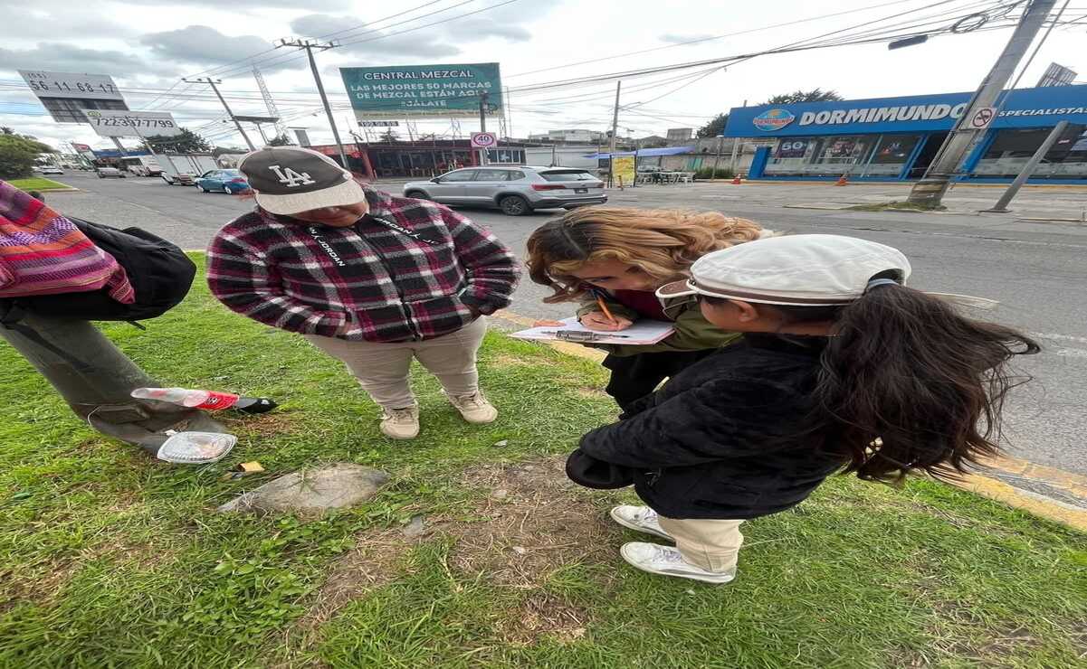 La autoridad municipal, al realizar contacto con los menores, realizan una ficha de identificación con los nombres y apellidos del menor / Foto: Especial
