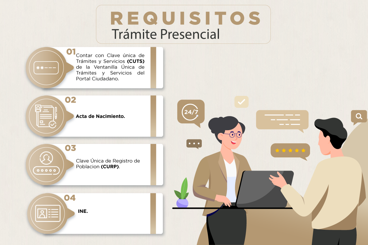 También se puede solicitar de manera presencial y estos son los requisitos. Foto Especial