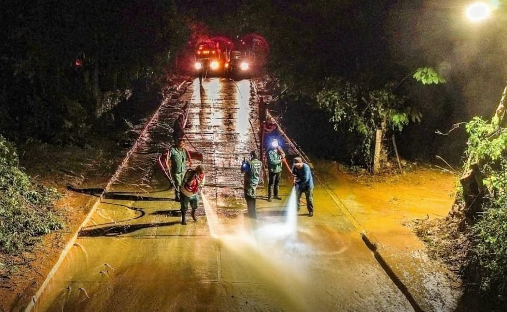 Autoridades estatales mantienen vigilancia y realizan trabajos preventivos en puntos críticos como la Cuenca del Río Lerma. Foto Especial