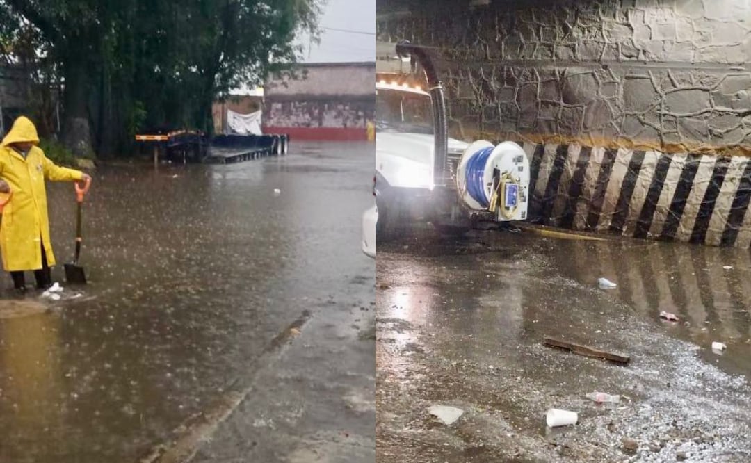 Naucalpan al límite: La intensa lluvia supera los 30 mm y genera caos Foto: Especial