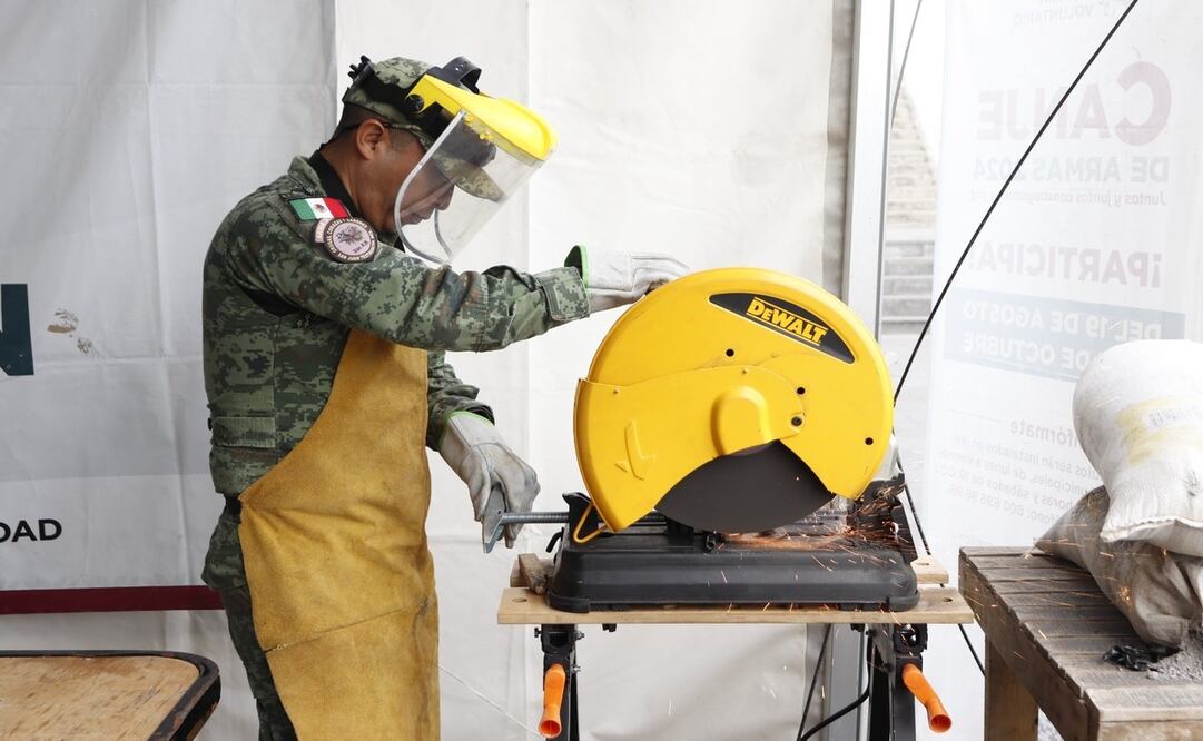 Se destruyeron mil 358 armas de fuego, 840 granadas y 30 mil 745 cartuchos / Foto Especial