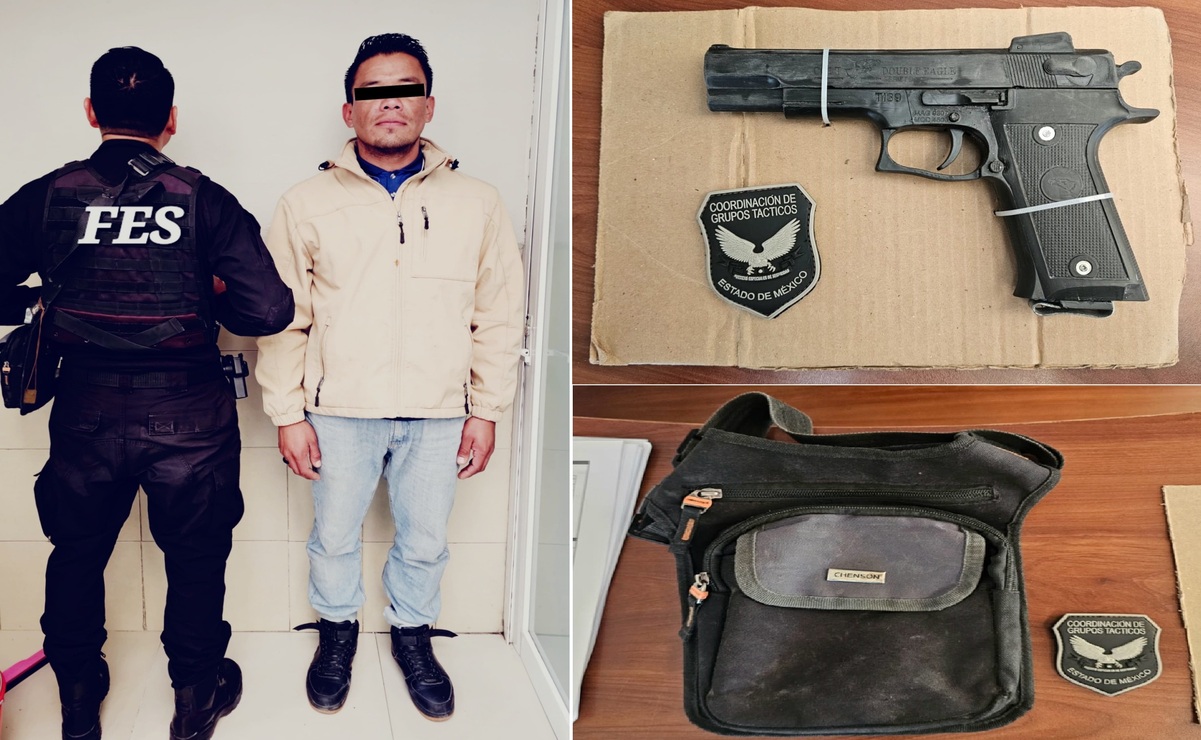 Detienen a presunto asaltante de transeúntes en Tultitlán