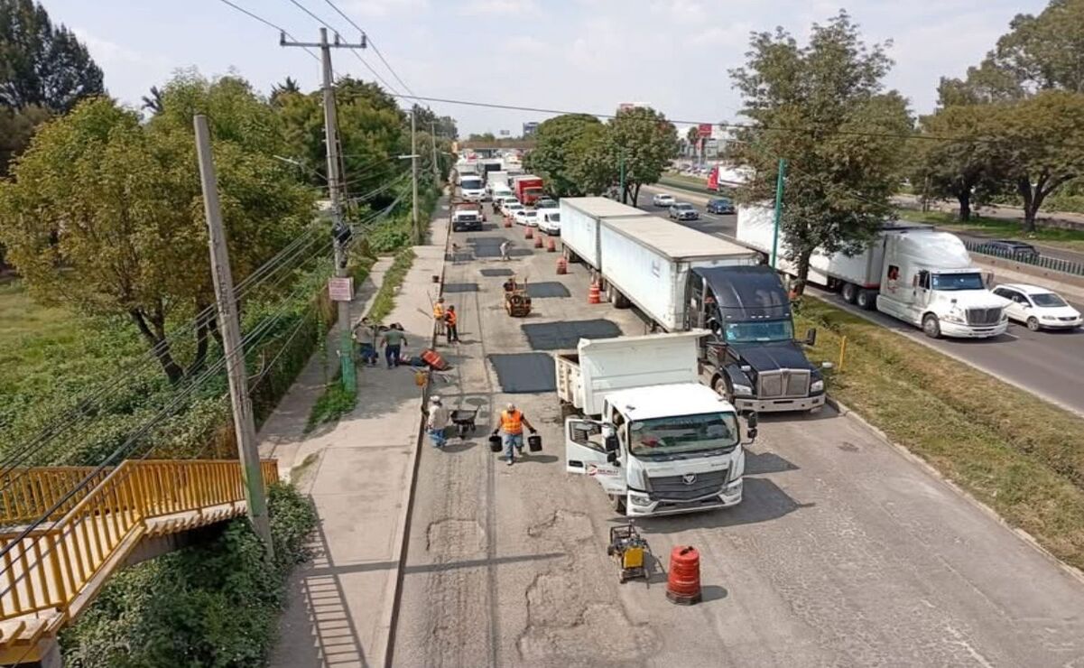El tramo intervenido durante el martes fue de la calle Miguel Hidalgo al entronque con la Avenida Chalma / Foto Especial