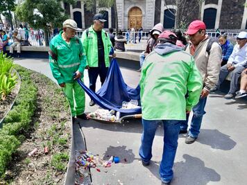 Toluca retira 105 toneladas de basura tras festejos patrios