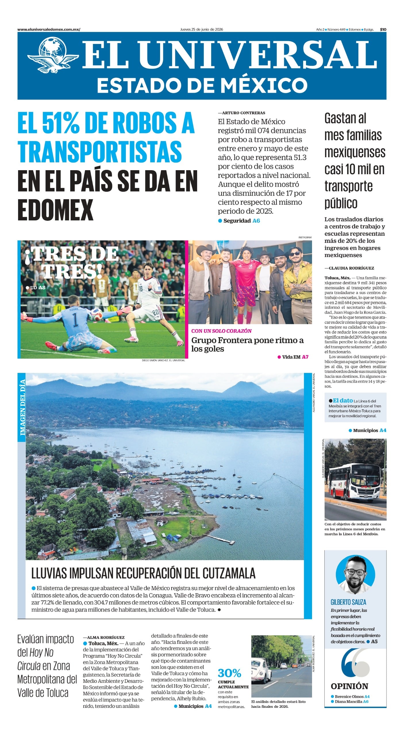 Portada 25 de junio de 2026