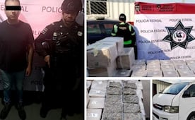 ¡Cargamento millonario! Cae sujeto con más de 260 kilos de marihuana y cientos de vapeadores en el CEM