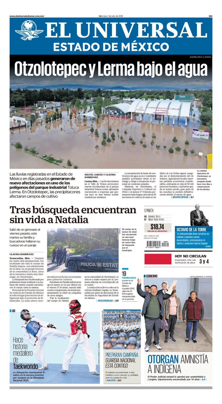 Portada 2 de julio 2025
