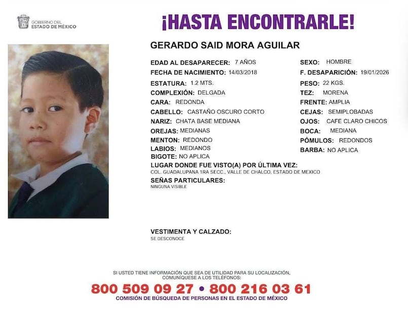 Gerardo Said y Clara Noemí, de 7 y 5 años, son buscados por sus familiares tras 10 días de ausencia. Foto Especial