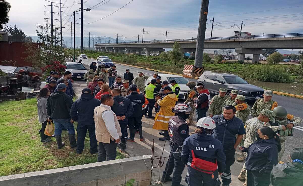 Protección Civil del Edomex instala comando de incidencias en San Mateo Atenco / Foto Especial