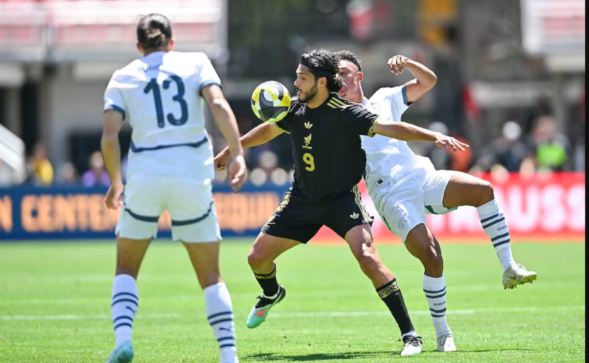 Resultado: México sufre goleada frente a Suiza en duelo de preparación para la Copa Oro